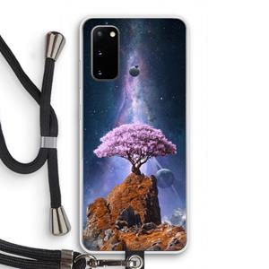 CaseCompany Ambition: Samsung Galaxy S20 Transparant Hoesje met koord