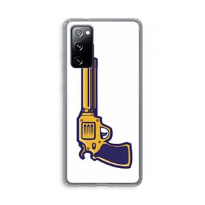 CaseCompany Pew Pew Pew: Samsung Galaxy S20 FE / S20 FE 5G Transparant Hoesje