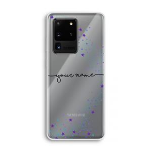 CaseCompany Sterren: Samsung Galaxy S20 Ultra Transparant Hoesje