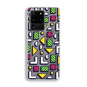 CaseCompany 8-bit N°4: Samsung Galaxy S20 Ultra Transparant Hoesje