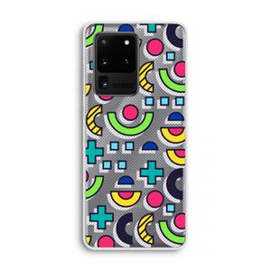 CaseCompany 8-bit N°6: Samsung Galaxy S20 Ultra Transparant Hoesje