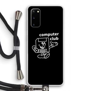 CaseCompany Floppyhead: Samsung Galaxy S20 Transparant Hoesje met koord