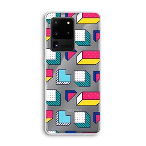 CaseCompany 8-bit N°7: Samsung Galaxy S20 Ultra Transparant Hoesje