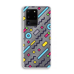 CaseCompany 8-bit N°8: Samsung Galaxy S20 Ultra Transparant Hoesje