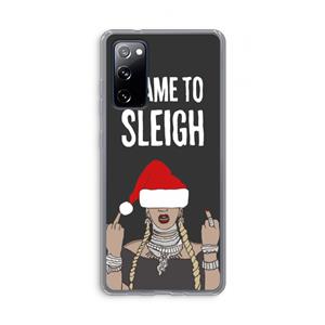 CaseCompany Came To Sleigh: Samsung Galaxy S20 FE / S20 FE 5G Transparant Hoesje