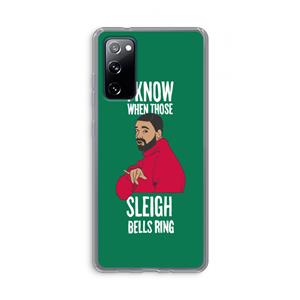 CaseCompany Sleigh Bells Ring: Samsung Galaxy S20 FE / S20 FE 5G Transparant Hoesje