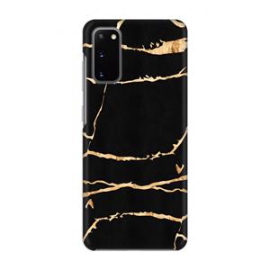 CaseCompany Gouden marmer: Volledig geprint Samsung Galaxy S20 Hoesje