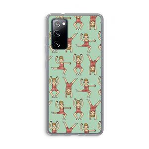 CaseCompany Gymboys: Samsung Galaxy S20 FE / S20 FE 5G Transparant Hoesje