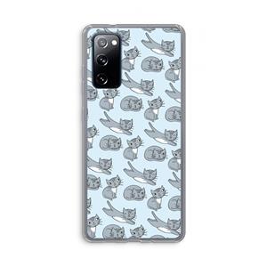 CaseCompany Poezen: Samsung Galaxy S20 FE / S20 FE 5G Transparant Hoesje
