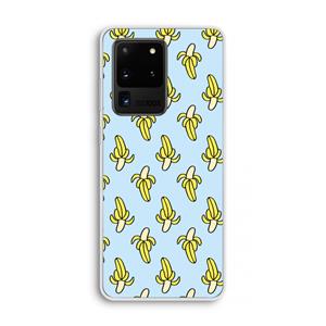 CaseCompany Bananas: Samsung Galaxy S20 Ultra Transparant Hoesje