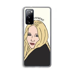 CaseCompany Mary Kate: Samsung Galaxy S20 FE / S20 FE 5G Transparant Hoesje