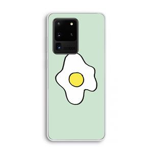 CaseCompany Spiegelei: Samsung Galaxy S20 Ultra Transparant Hoesje
