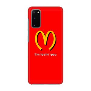 CaseCompany I'm lovin' you: Volledig geprint Samsung Galaxy S20 Hoesje