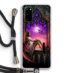 CaseCompany Kinderen van de nacht: Samsung Galaxy S20 Transparant Hoesje met koord