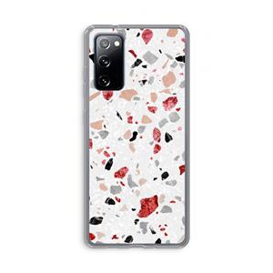 CaseCompany Terrazzo N°12: Samsung Galaxy S20 FE / S20 FE 5G Transparant Hoesje