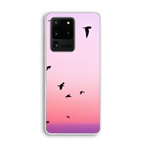 CaseCompany Fly away: Samsung Galaxy S20 Ultra Transparant Hoesje