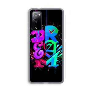 CaseCompany Dream: Samsung Galaxy S20 FE / S20 FE 5G Transparant Hoesje