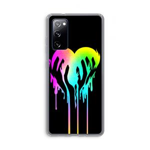 CaseCompany Hold My Heart: Samsung Galaxy S20 FE / S20 FE 5G Transparant Hoesje