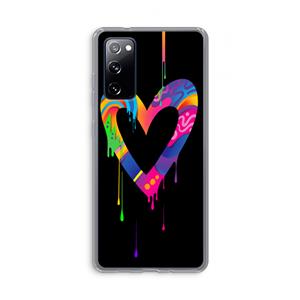 CaseCompany Melts My Heart: Samsung Galaxy S20 FE / S20 FE 5G Transparant Hoesje