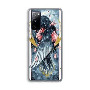 CaseCompany Golden Raven: Samsung Galaxy S20 FE / S20 FE 5G Transparant Hoesje