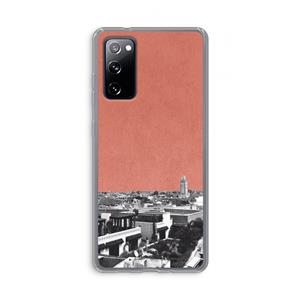 CaseCompany Marrakech Skyline : Samsung Galaxy S20 FE / S20 FE 5G Transparant Hoesje