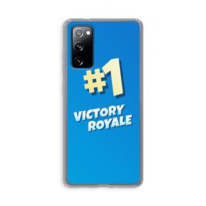 CaseCompany Victory Royale: Samsung Galaxy S20 FE / S20 FE 5G Transparant Hoesje
