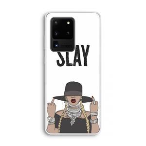 CaseCompany Slay All Day: Samsung Galaxy S20 Ultra Transparant Hoesje