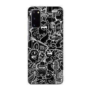 CaseCompany Vexx Black City : Volledig geprint Samsung Galaxy S20 Hoesje