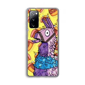 CaseCompany Loot Burger: Samsung Galaxy S20 FE / S20 FE 5G Transparant Hoesje