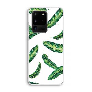 CaseCompany Lange bladeren: Samsung Galaxy S20 Ultra Transparant Hoesje