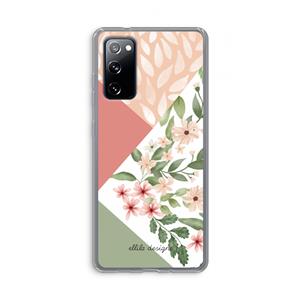 CaseCompany Sweet heaven geometrics: Samsung Galaxy S20 FE / S20 FE 5G Transparant Hoesje