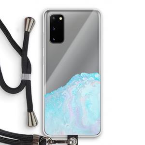 CaseCompany Fantasie pastel: Samsung Galaxy S20 Transparant Hoesje met koord