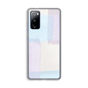 CaseCompany Square pastel: Samsung Galaxy S20 FE / S20 FE 5G Transparant Hoesje