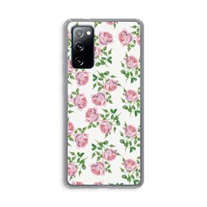 CaseCompany Kleine roosjes: Samsung Galaxy S20 FE / S20 FE 5G Transparant Hoesje
