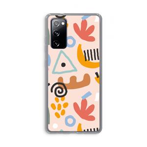 CaseCompany Abstract: Samsung Galaxy S20 FE / S20 FE 5G Transparant Hoesje