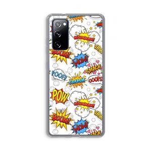 CaseCompany Pow Smack: Samsung Galaxy S20 FE / S20 FE 5G Transparant Hoesje