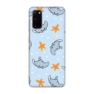 CaseCompany Manta: Volledig geprint Samsung Galaxy S20 Hoesje