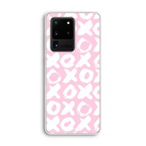 CaseCompany XOXO: Samsung Galaxy S20 Ultra Transparant Hoesje