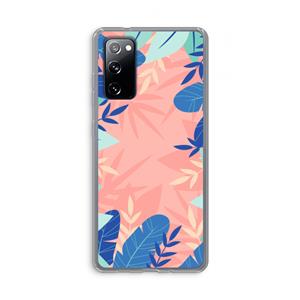 CaseCompany Tropisch: Samsung Galaxy S20 FE / S20 FE 5G Transparant Hoesje