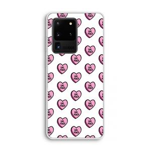 CaseCompany GIRL POWER: Samsung Galaxy S20 Ultra Transparant Hoesje