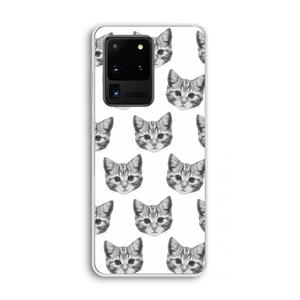 CaseCompany Kitten: Samsung Galaxy S20 Ultra Transparant Hoesje