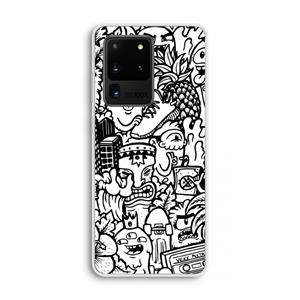 CaseCompany Vexx Mixtape #2: Samsung Galaxy S20 Ultra Transparant Hoesje