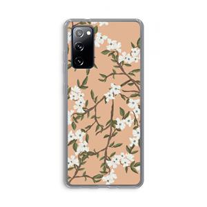 CaseCompany Blossoming spring: Samsung Galaxy S20 FE / S20 FE 5G Transparant Hoesje