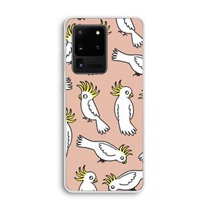 CaseCompany Papegaai: Samsung Galaxy S20 Ultra Transparant Hoesje