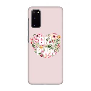 CaseCompany GRL PWR Flower: Volledig geprint Samsung Galaxy S20 Hoesje