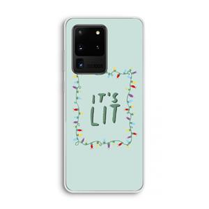 CaseCompany It's Lit: Samsung Galaxy S20 Ultra Transparant Hoesje