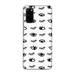 CaseCompany Eye pattern #2: Volledig geprint Samsung Galaxy S20 Hoesje