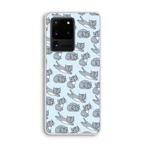 CaseCompany Poezen: Samsung Galaxy S20 Ultra Transparant Hoesje