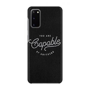 CaseCompany Capable: Volledig geprint Samsung Galaxy S20 Hoesje