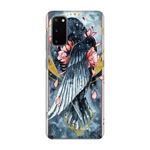 CaseCompany Golden Raven: Volledig geprint Samsung Galaxy S20 Hoesje